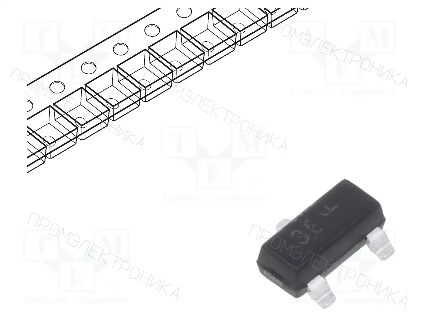 onsemi KST10MTF — Транзисторы NPN SMD