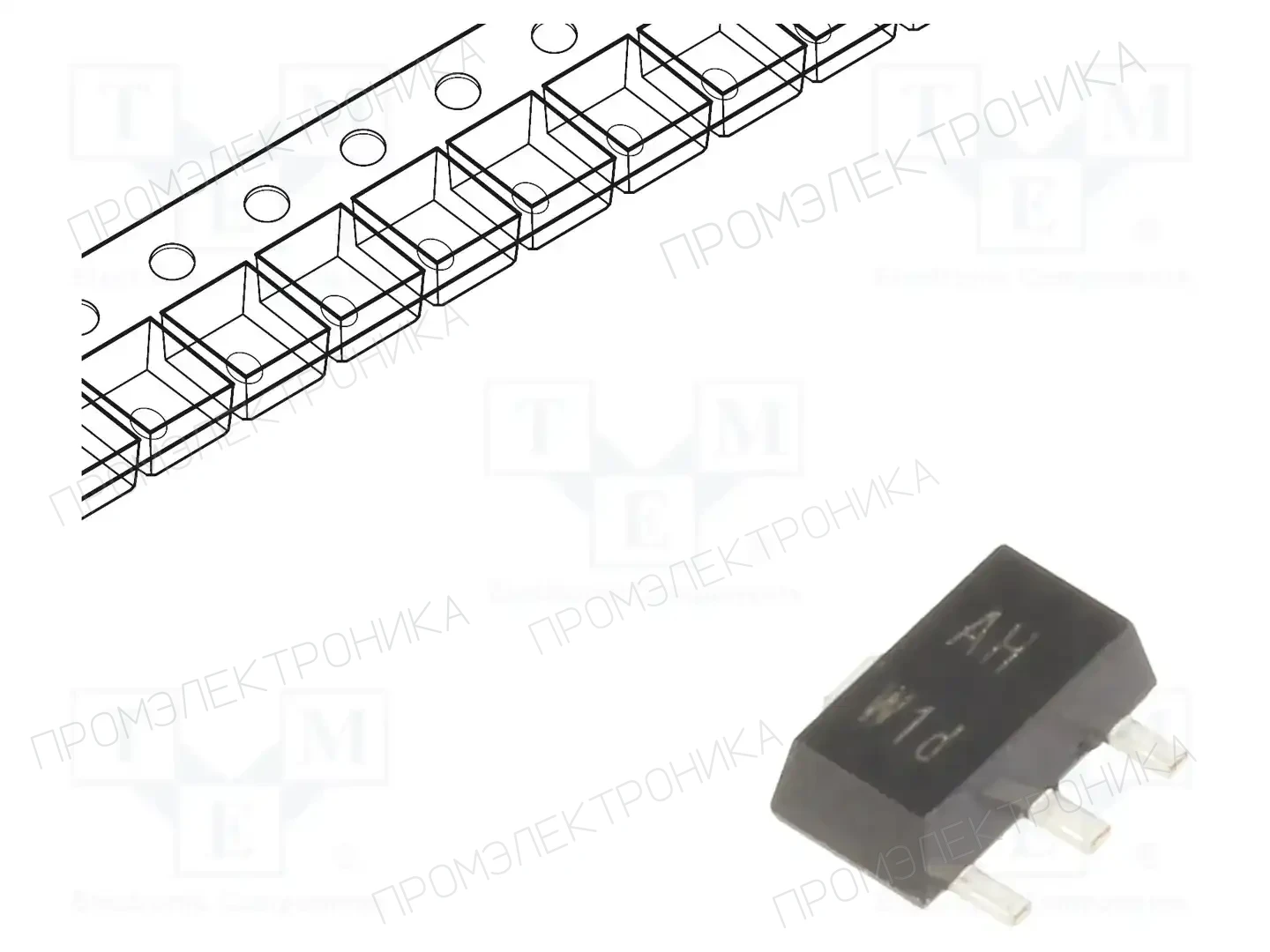 NEXPERIA BCX53,115 — Транзисторы PNP SMD