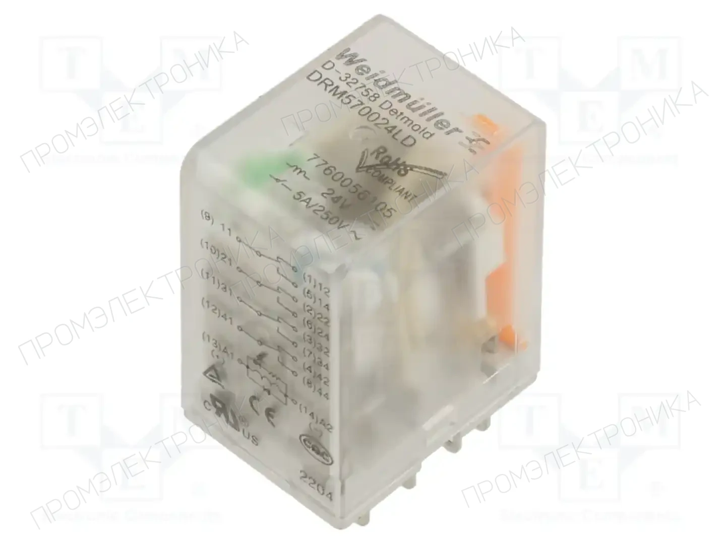 WEIDMÜLLER 7760056105 — Реле электромагн. промышленные