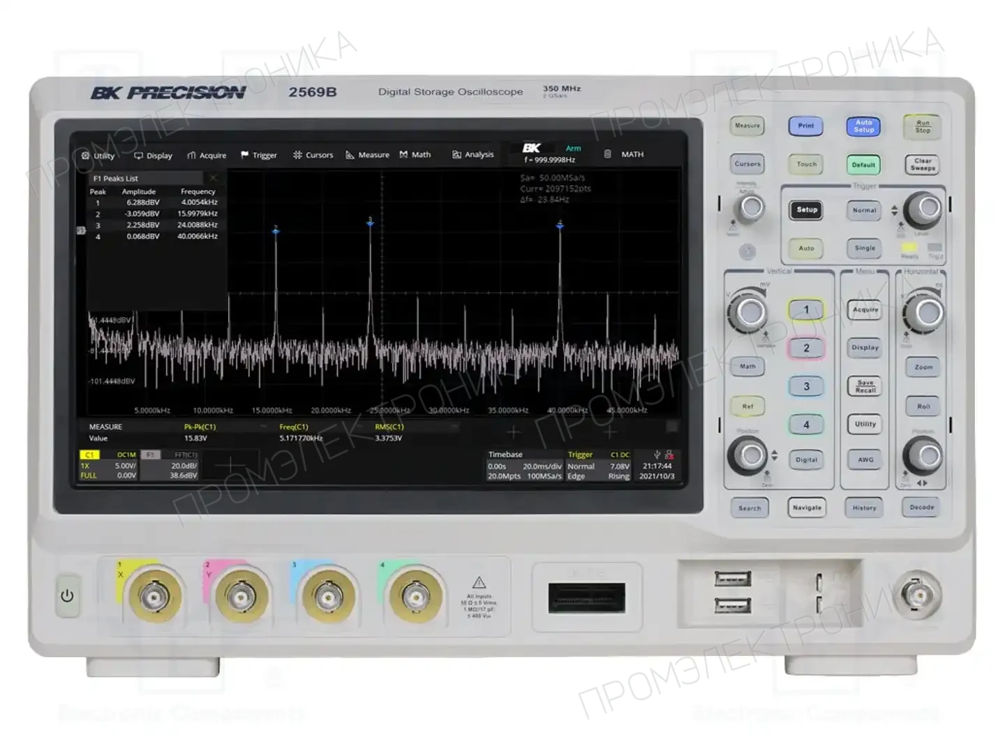 B&K PRECISION BK2569B — Осциллоскопы цифровые