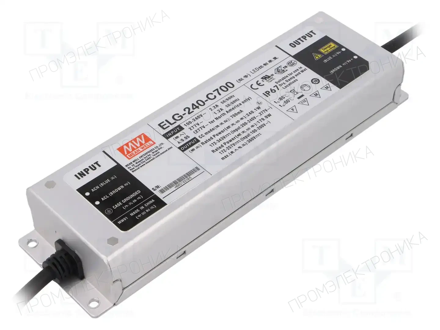 MEAN WELL ELG-240-C700 — Блоки питания для LED