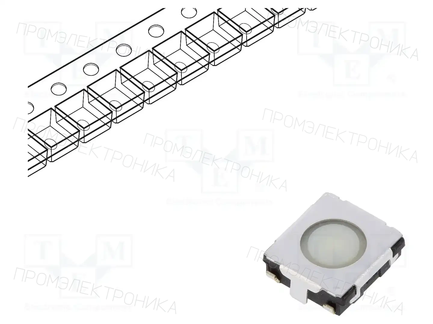 PANASONIC EVQQ2201W — Микропереключатели TACT