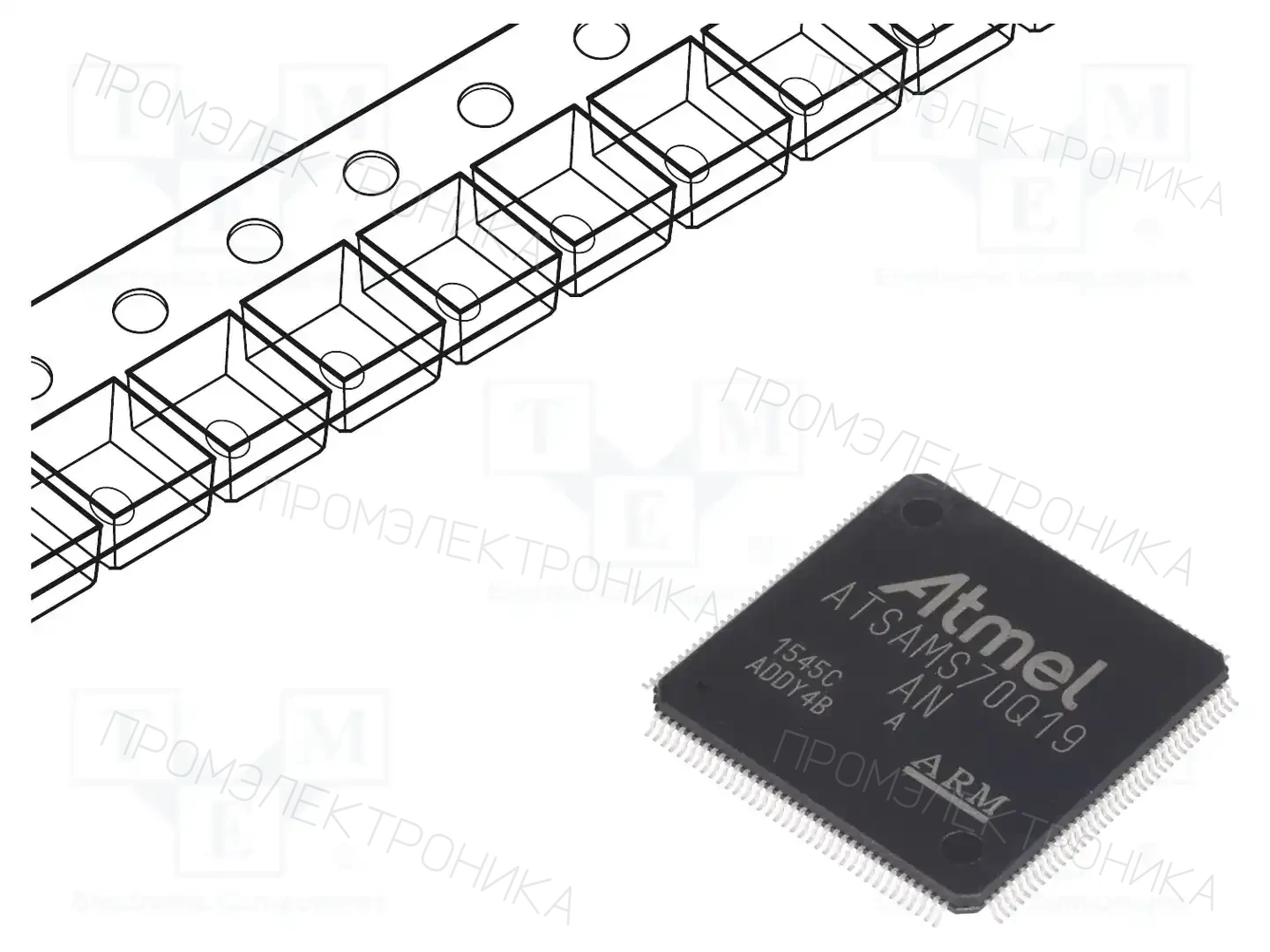 Microchip Technology ATSAMS70Q19A-AN — Линейка ARM 32-bit
