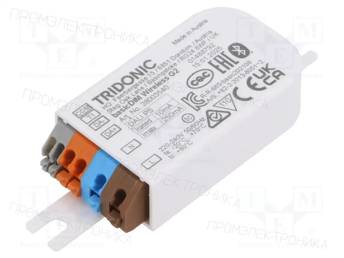 TRIDONIC BASICDIM WIRELESS G2 — Блоки питания для LED