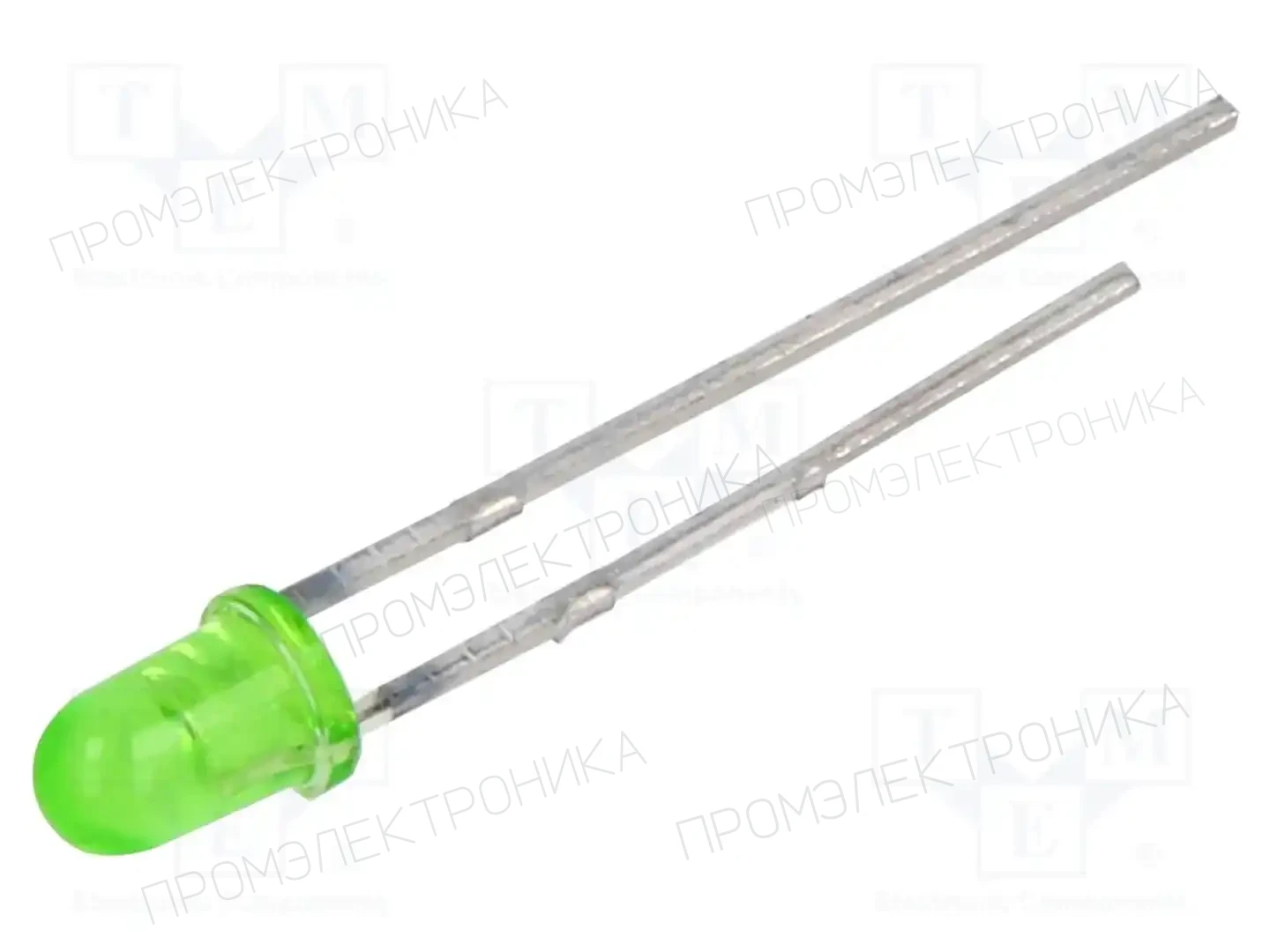 EVERLIGHT 1254-10SYGD/S530-E2 — Круглые светодиоды THT