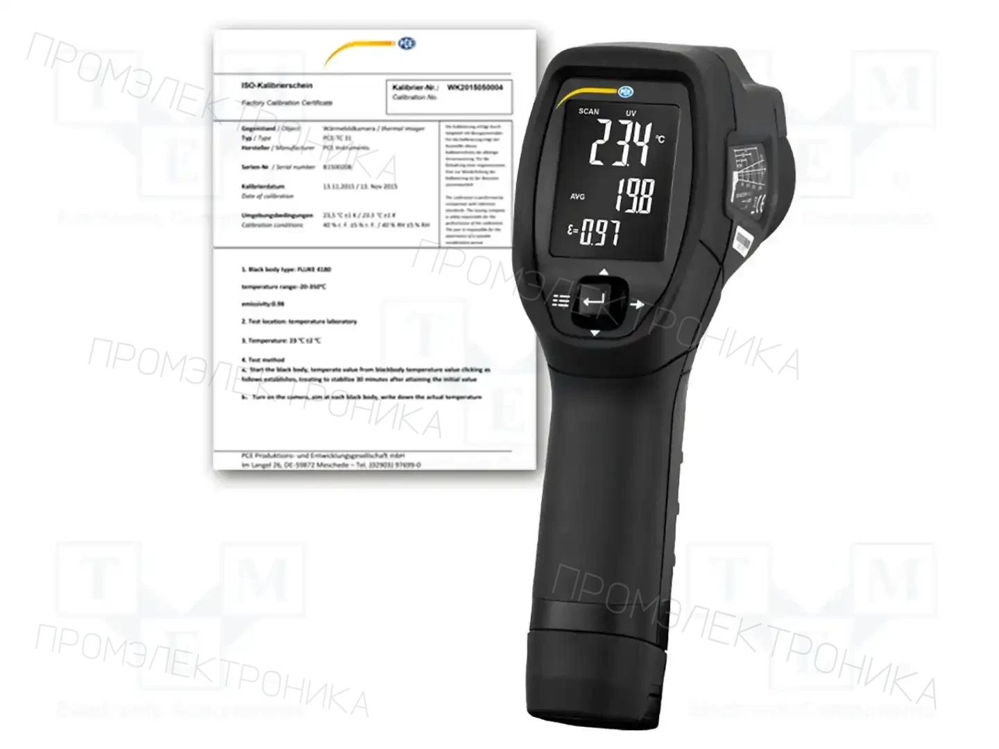 PCE INSTRUMENTS PCE-ILD 10-ICA — Пирометры