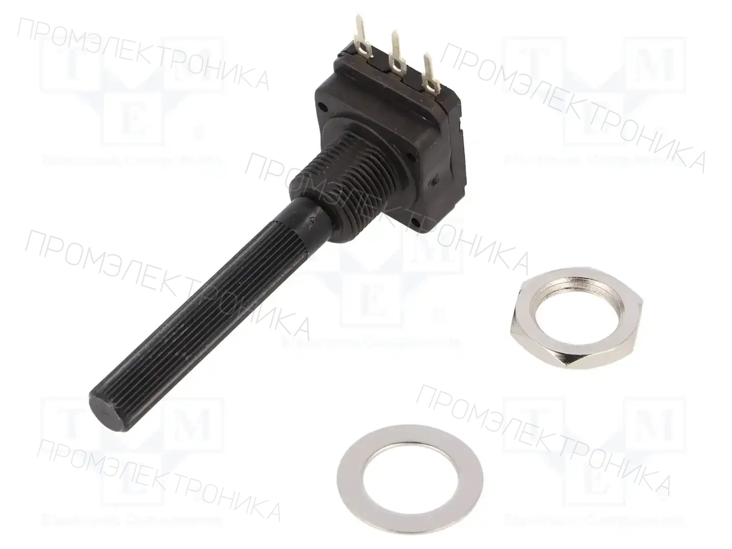 PIHER PC16SH10IP06103A2020TA — Потенциометры однооборотные угольные