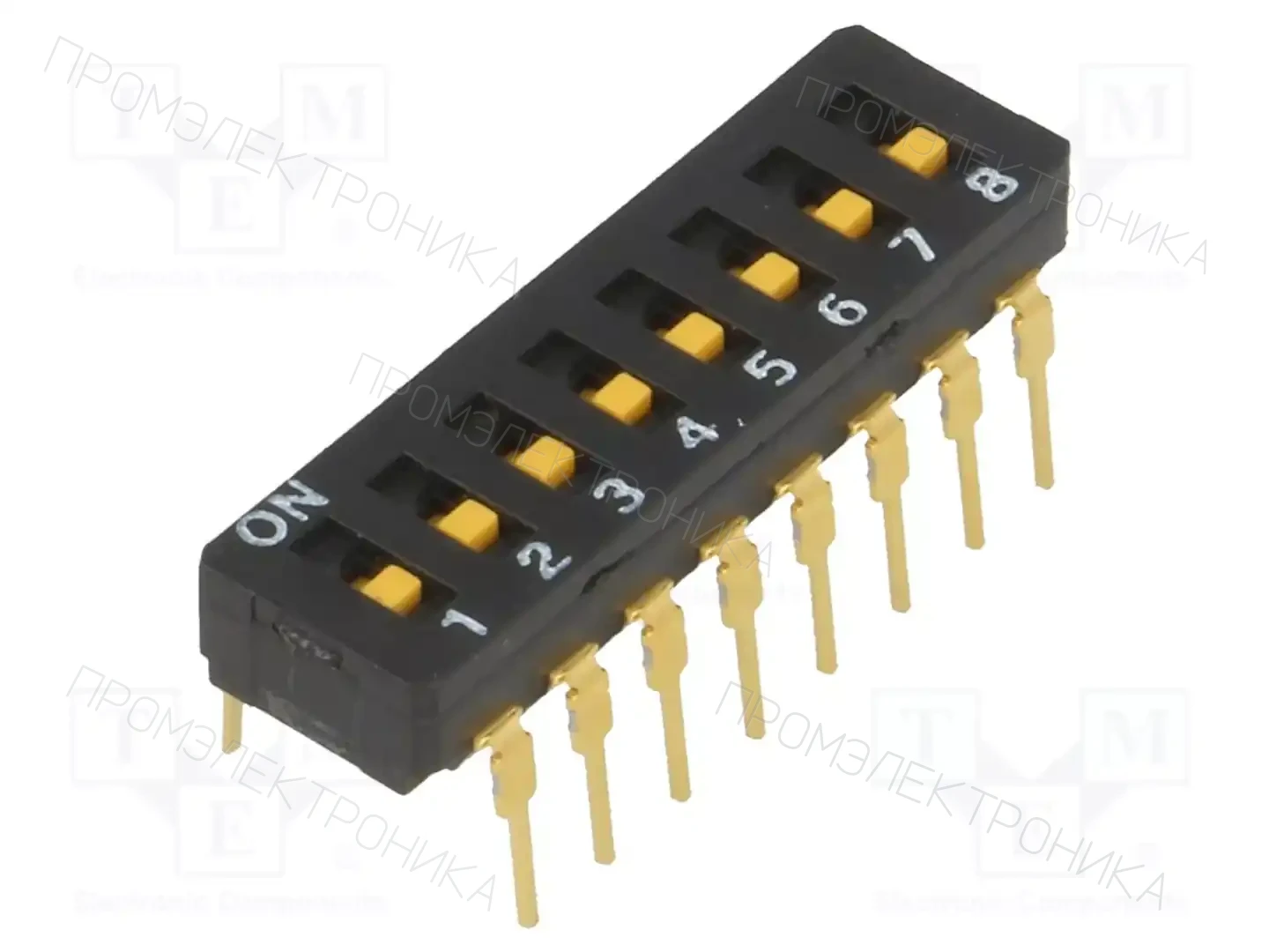 OMRON Electronic Components A6D-8100 — Переключатели типа Dip-Switch