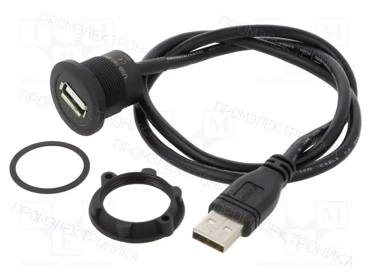 ONPOW USB-19C-BK — Разъeмы USB и IEEE1394
