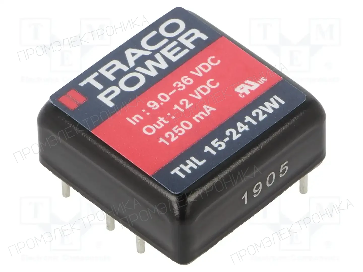 TRACO POWER THL 15-2412WI — Преобразователи DC/DC