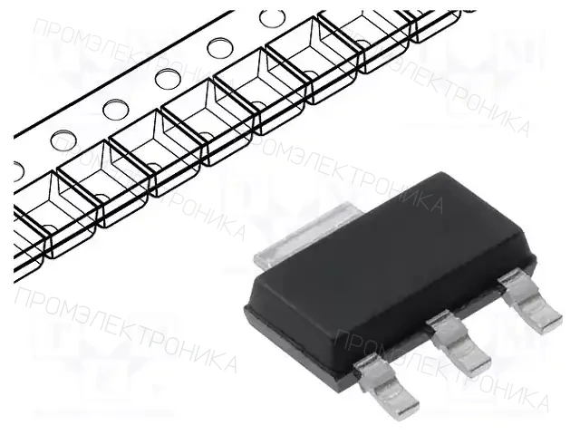 onsemi NCP1117LPST33T3G — Стабилизаторы напряжения нерегулир. LDO