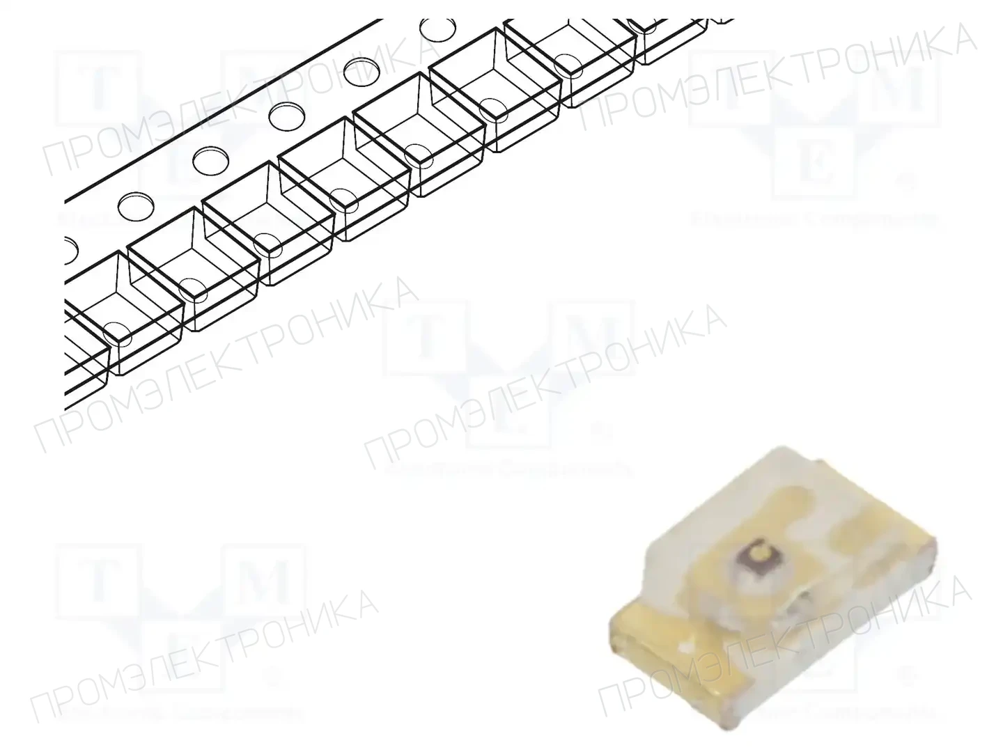 EVERLIGHT 19-213/G6C-FN2Q1L/5T — Светодиоды SMD цветные