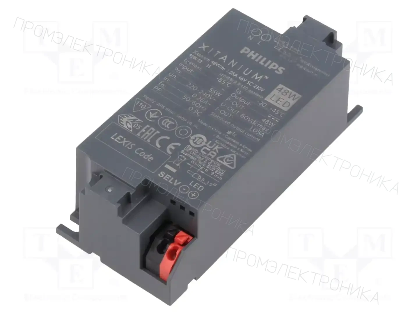 PHILIPS XITANIUM 48W/M 1.05A 46V SC 230V — Блоки питания для LED