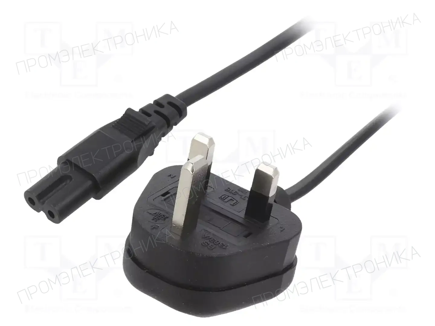 LIAN DUNG LT-318(3A)+503 2X0.75 BLK 1.8M — Кабели питания компьютерные и универс