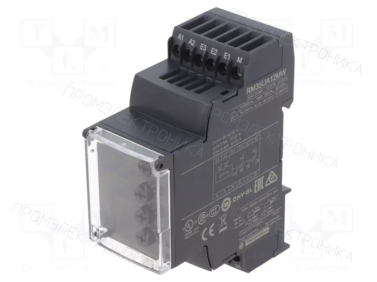 SCHNEIDER ELECTRIC RM35UA12MW — Контрольные реле