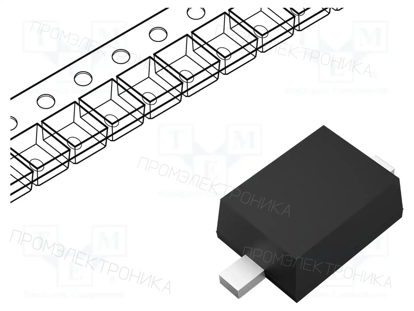 onsemi MM3Z4V3B — Стабилитроны SMD