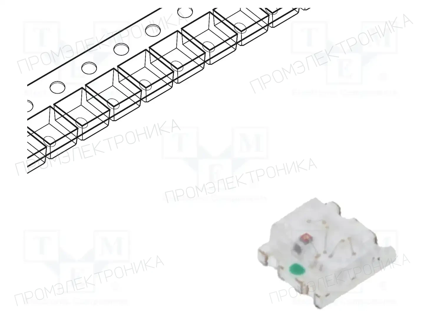 BROADCOM (AVAGO) HSMS-C177 — Светодиоды SMD цветные