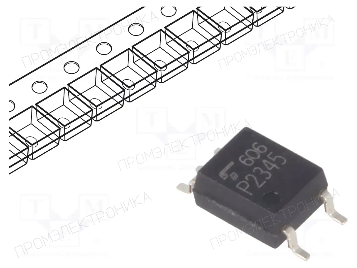 TOSHIBA TLP2345(E(T — Оптроны – цифровой выход