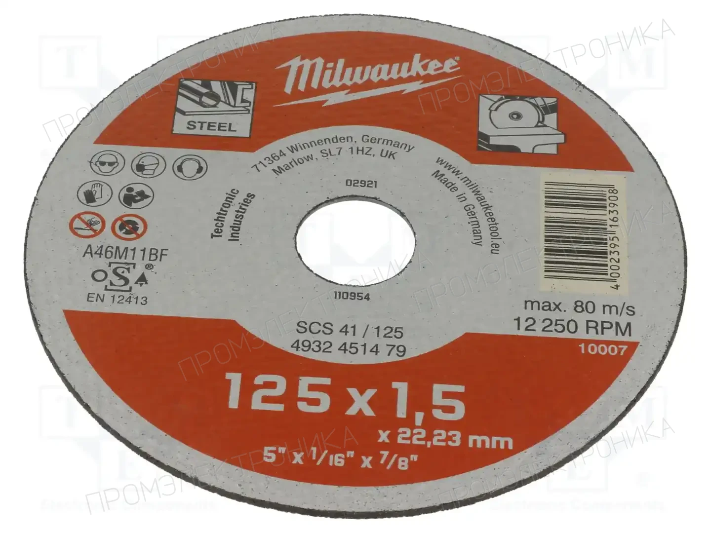Milwaukee 4932451479 — Диски для резки и шлифовки