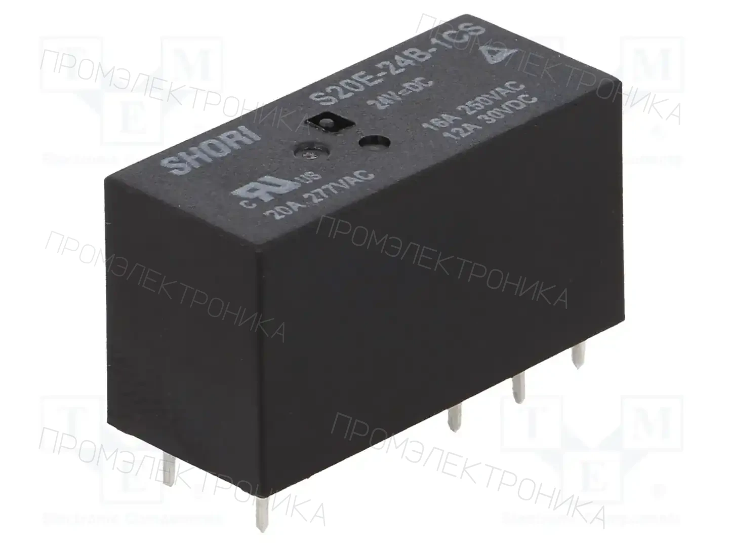 SHORI ELECTRIC S20E-24B-1CS — Реле электромагн. миниатюрные
