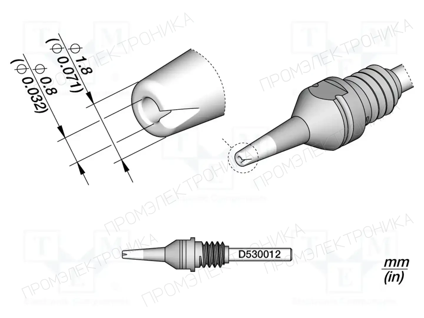 JBC TOOLS D530012 — Распаечные жала