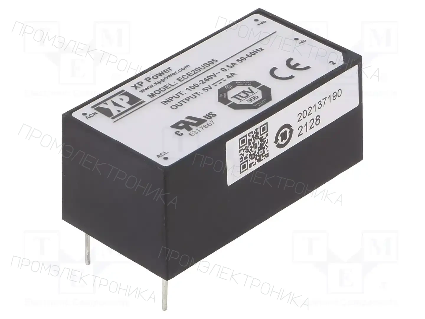 XP POWER ECE20US05 — Преобразователи AC/DC для PCB