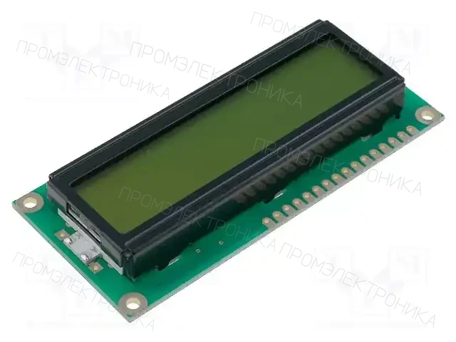 RAYSTAR OPTRONICS RC1602B-YHY-CSVD — Дисплеи LCD буквенно-цифровые