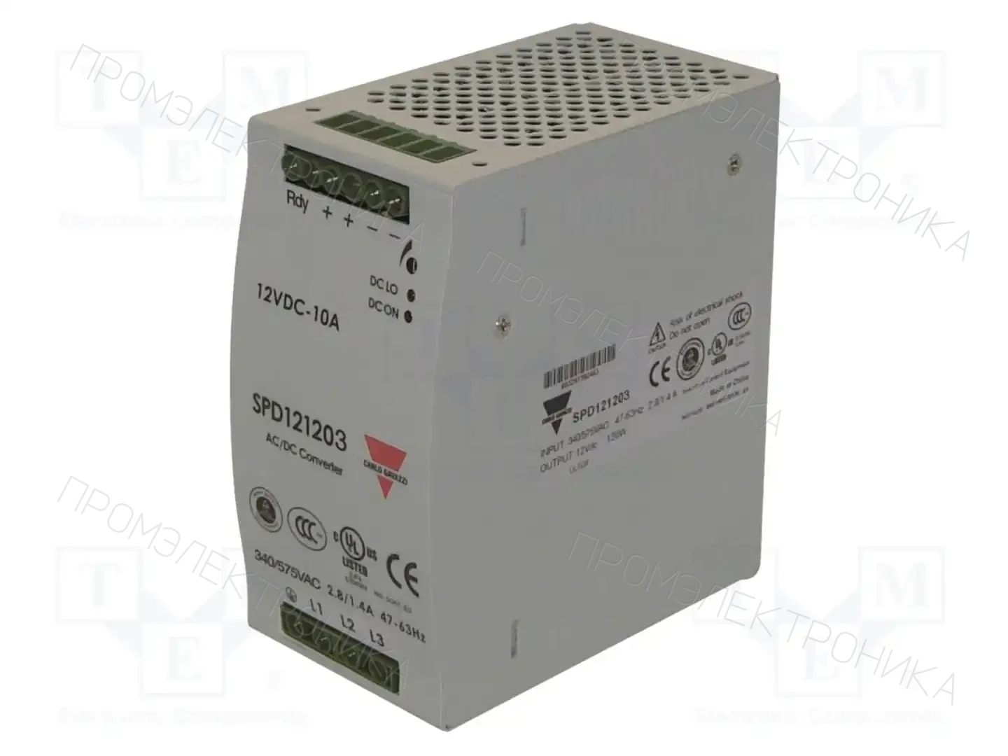 CARLO GAVAZZI SPD121203 — Блоки питания на DIN-рейку