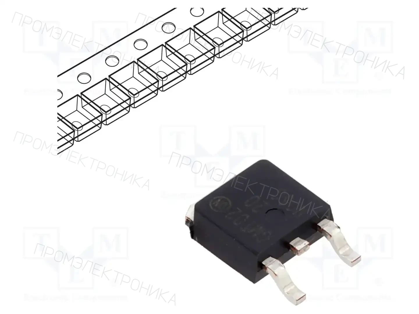 onsemi NTD20N06T4G — Транзисторы с каналом N SMD