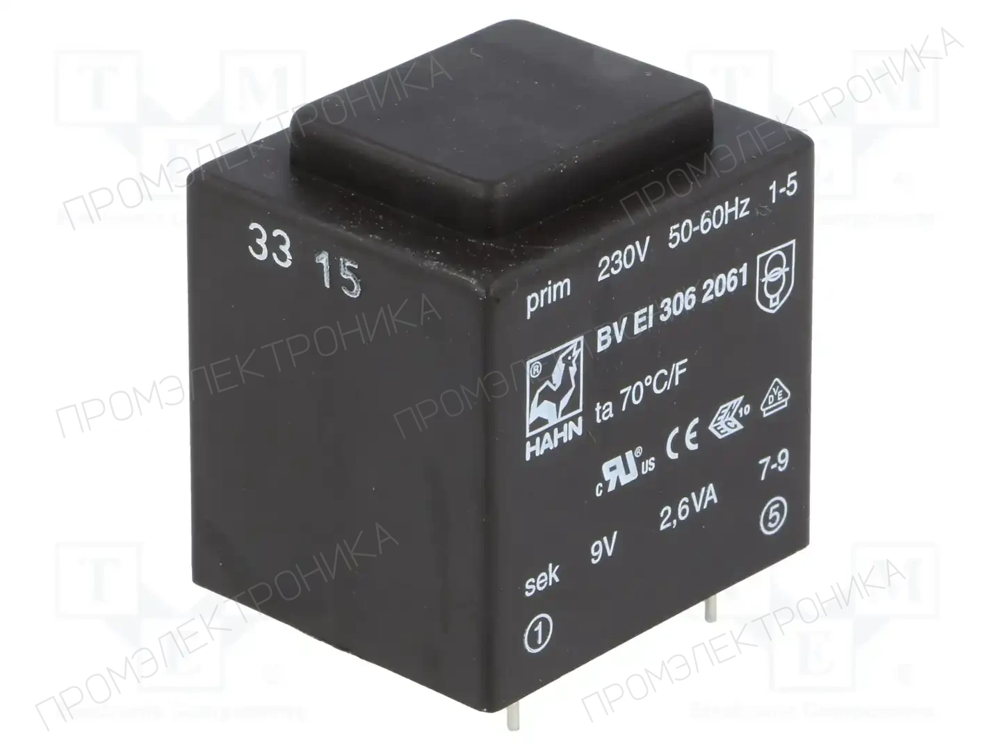 HAHN BV EI 306 2061 — Трансформаторы PCB