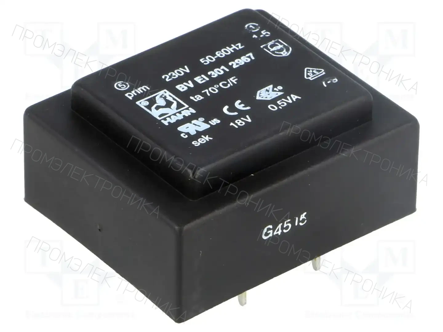 HAHN BV EI 301 2967 — Трансформаторы PCB