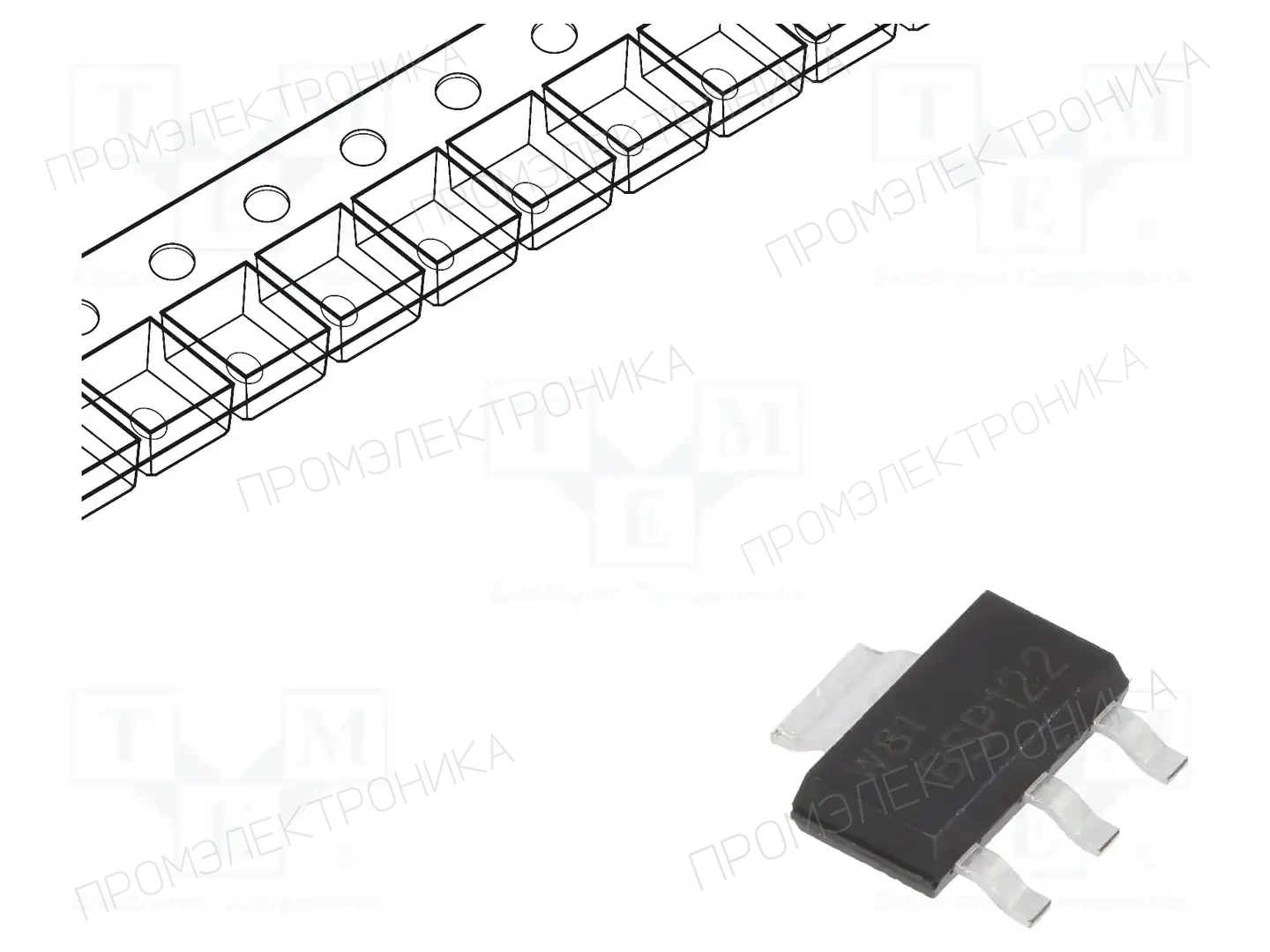 NEXPERIA BSP122,115 — Транзисторы с каналом N SMD