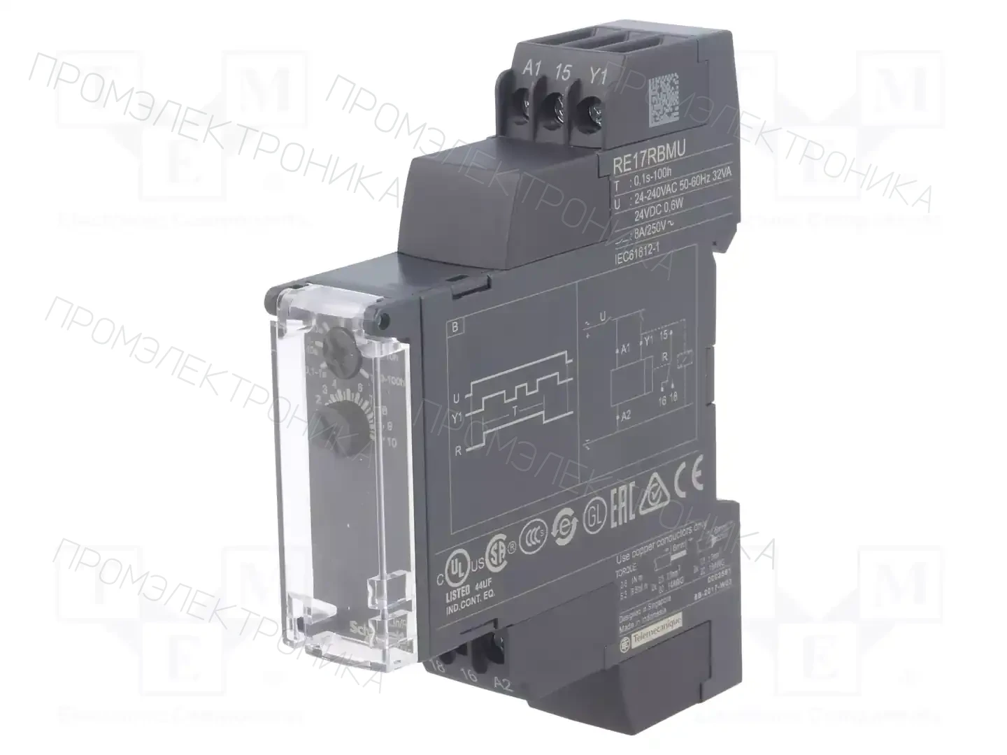 SCHNEIDER ELECTRIC RE17RBMU — Временные аналоговые реле