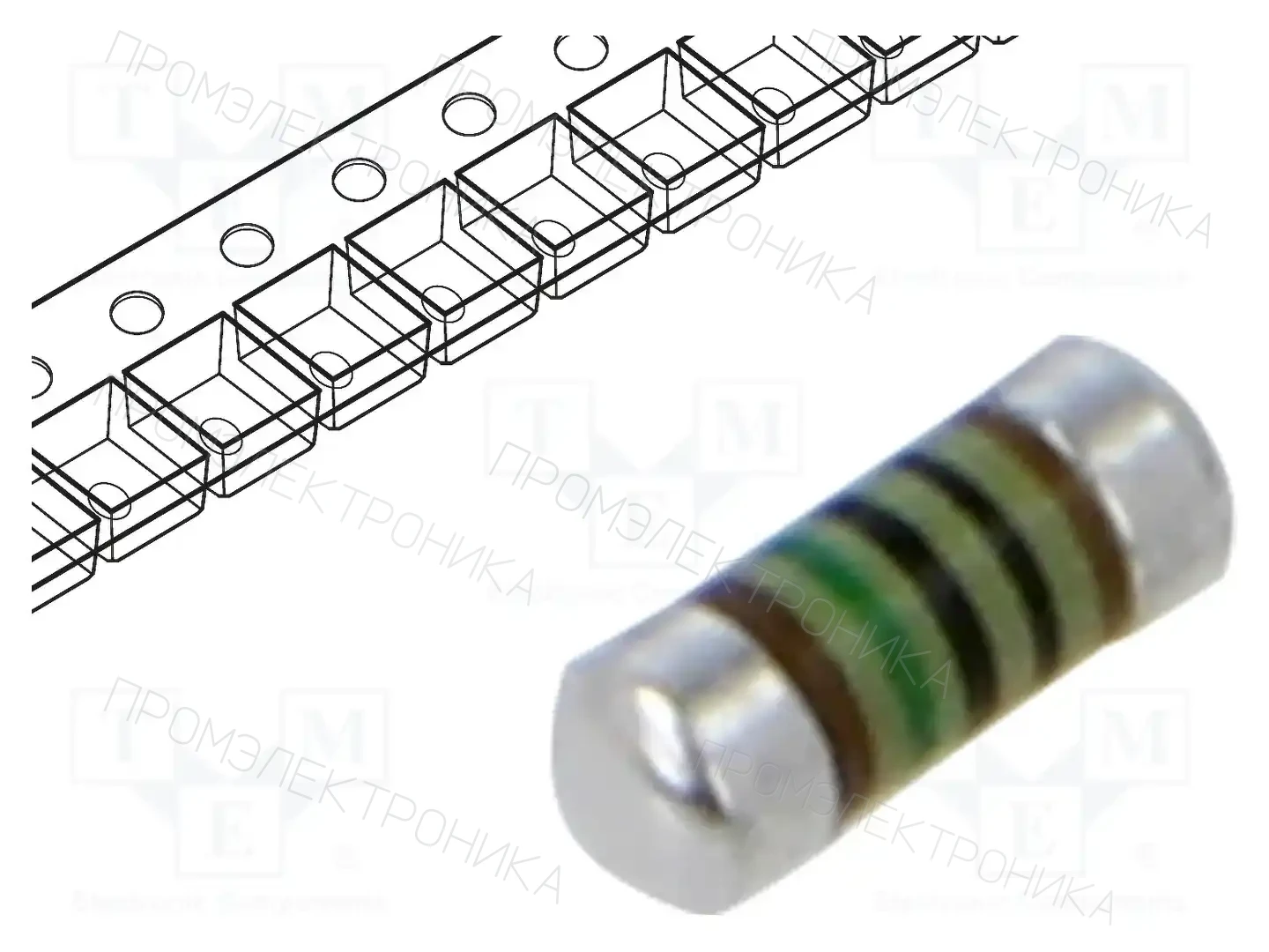 VISHAY SMM02040C1005FB300 — Резисторы SMD