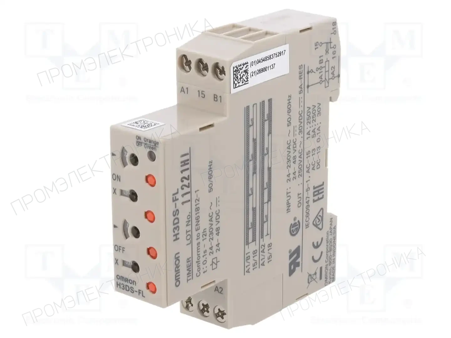 OMRON H3DS-FL — Временные аналоговые реле