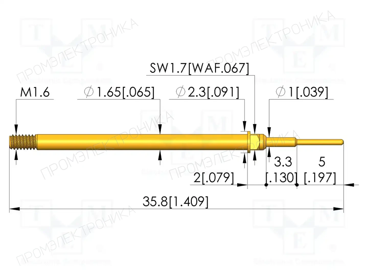 INGUN GKS-112 305 060 A 0602 M — Измерительные щупы