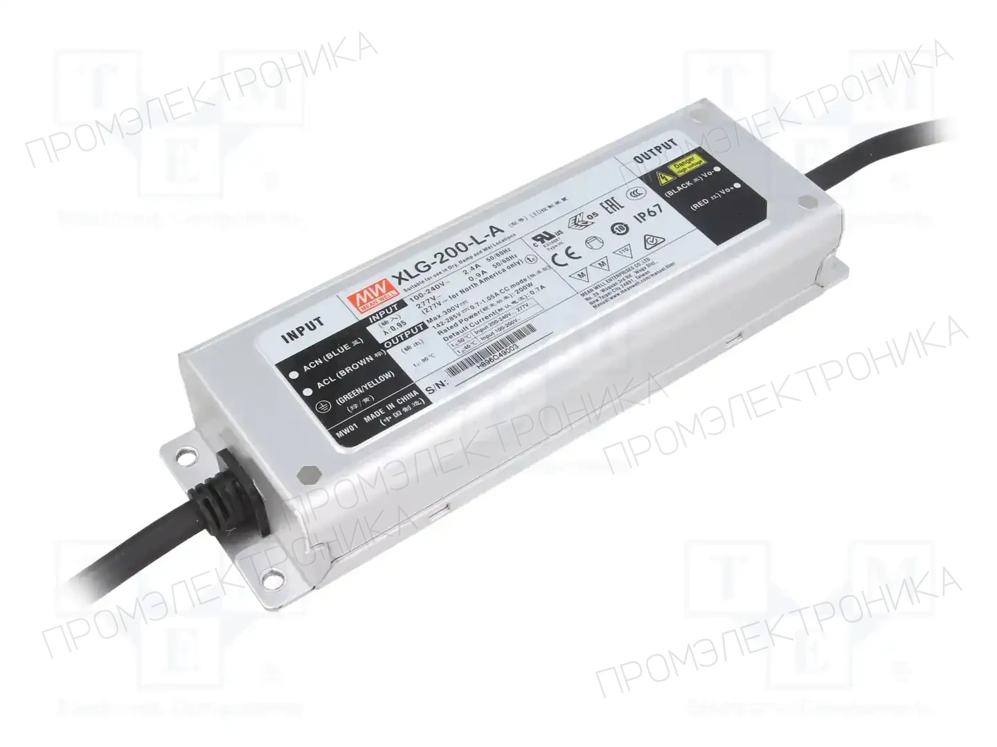 MEAN WELL XLG-200-L-A — Блоки питания для LED