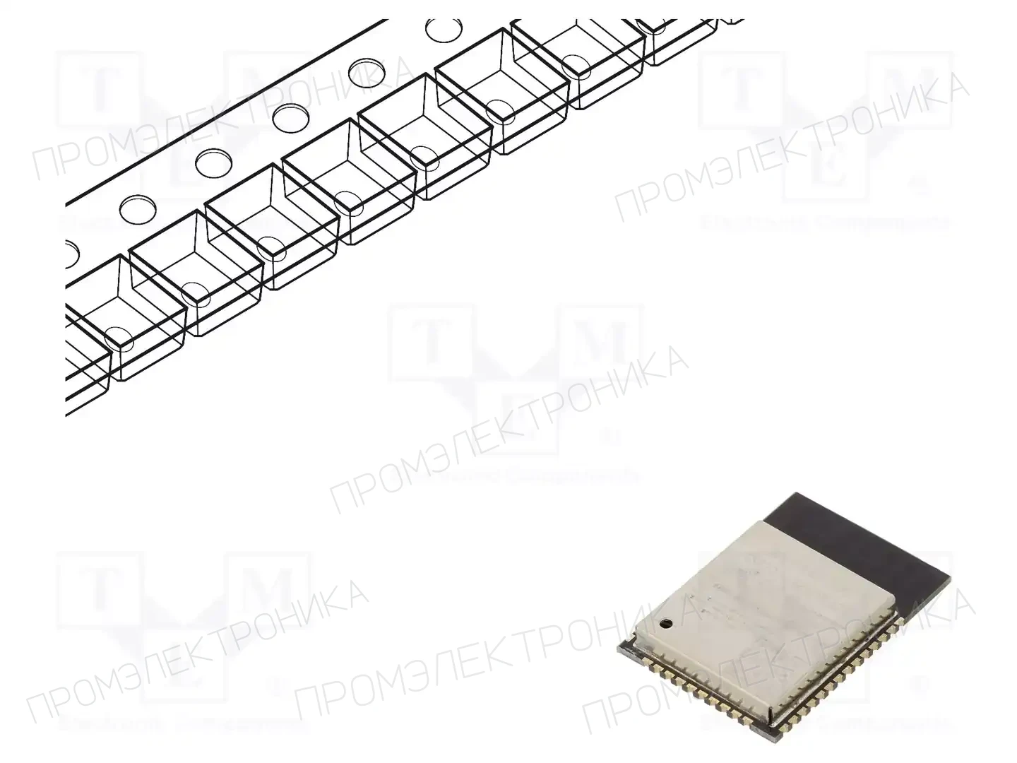 ESPRESSIF ESP32-WROOM-32D-N8 — Модули IoT (WiFi/Bluetooth)