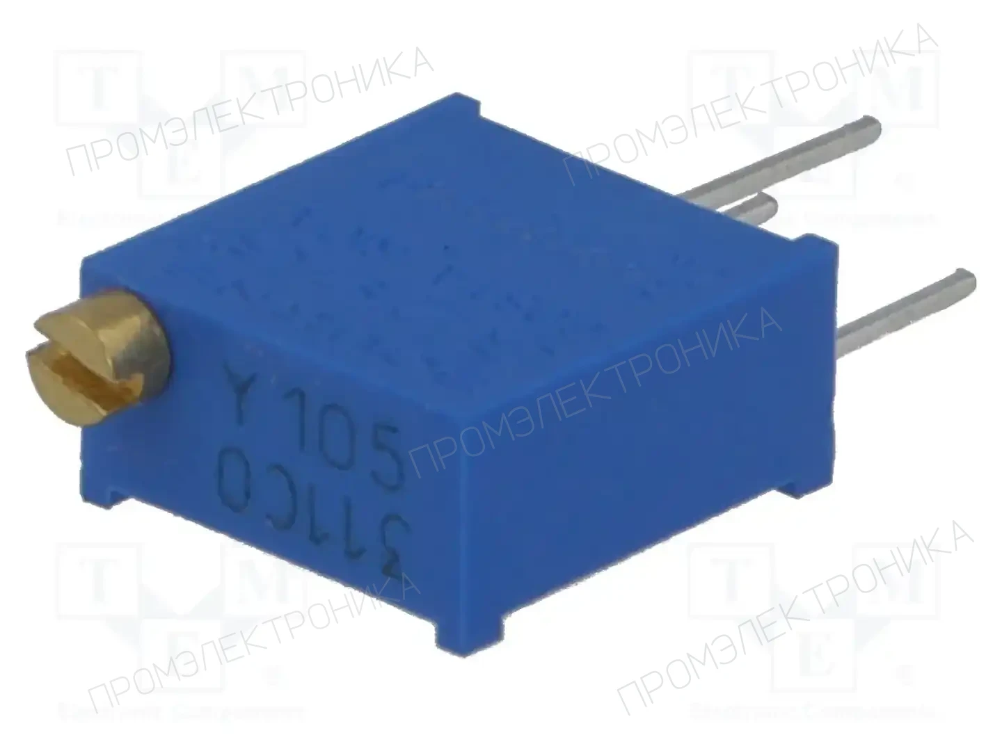 BOURNS 3296Y-1-105LF — Потенциометры THT многооборотные 3/8 дм