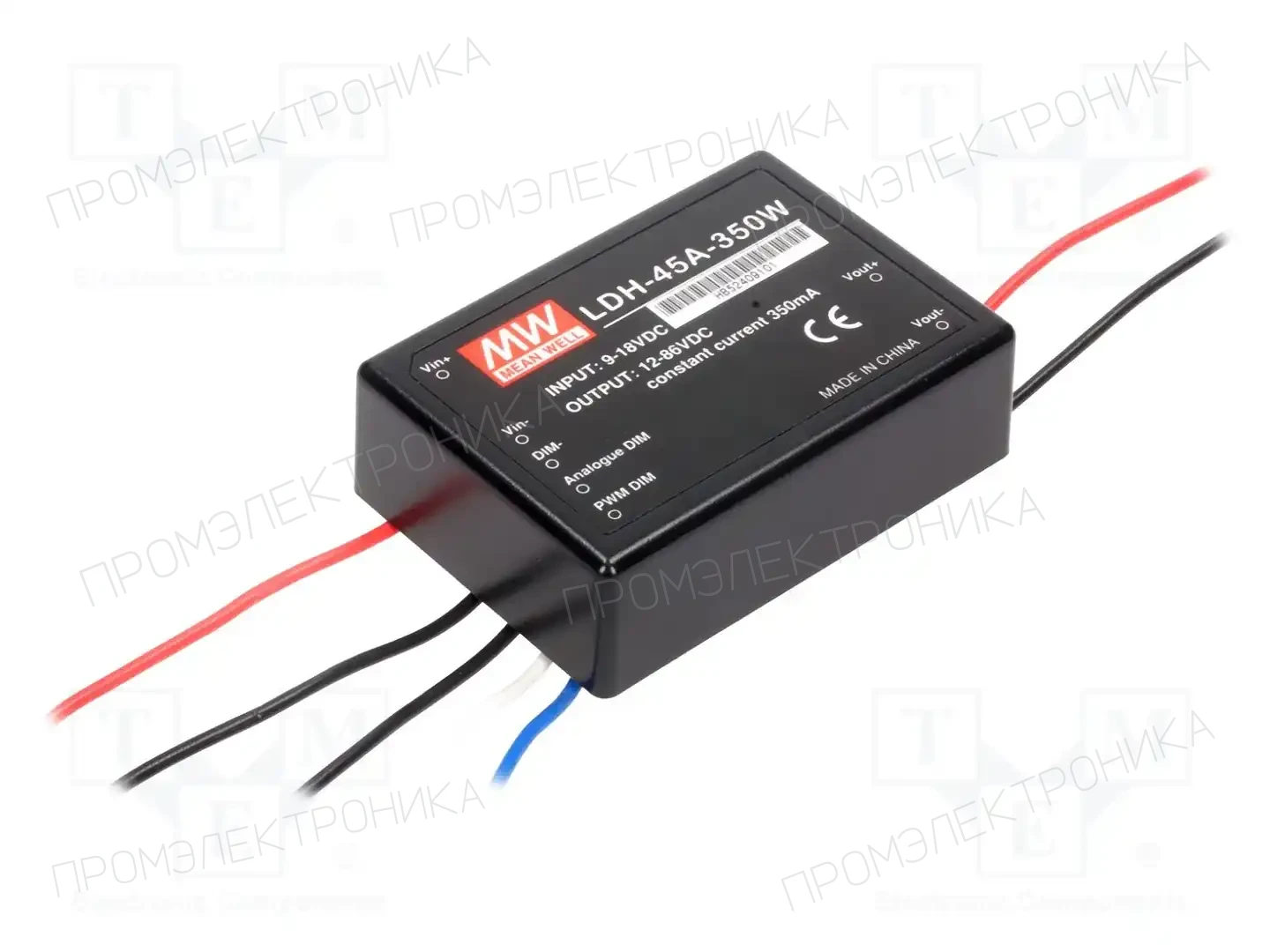 MEAN WELL LDH-45A-350W — Преобразователи DC/DC