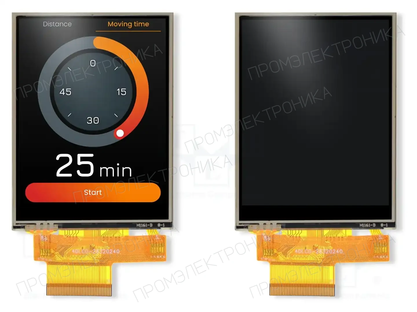 4D LCD 4DLCD-28-240-320-RT-NM-170-M16/S — Дисплеи TFT