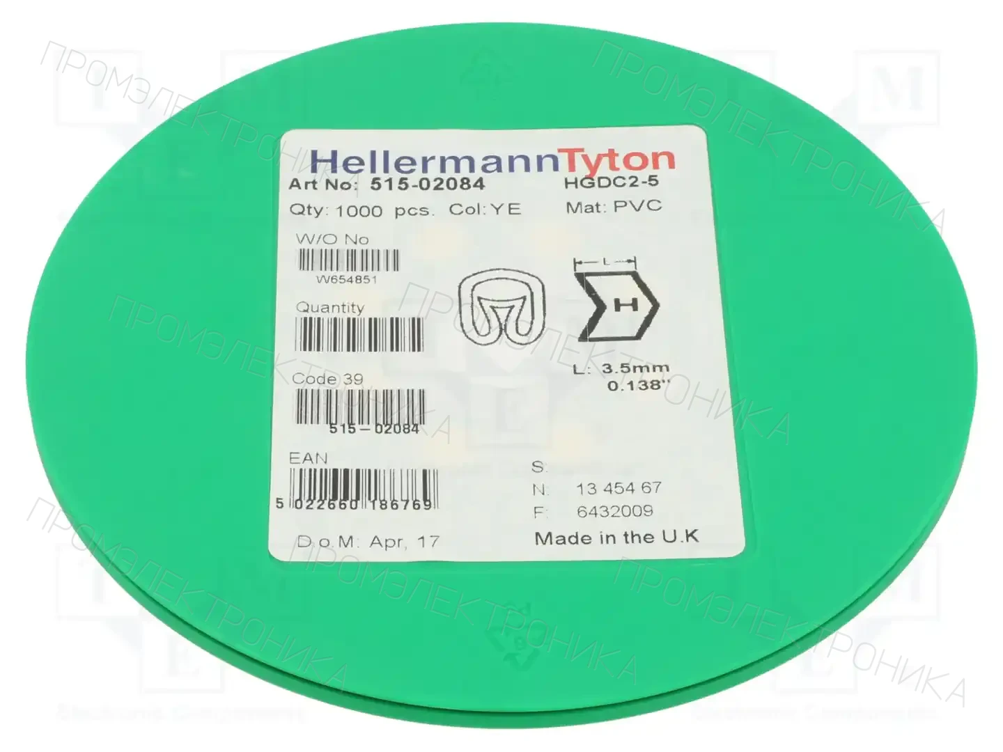 HELLERMANNTYTON 515-02084 — Маркеры проводов