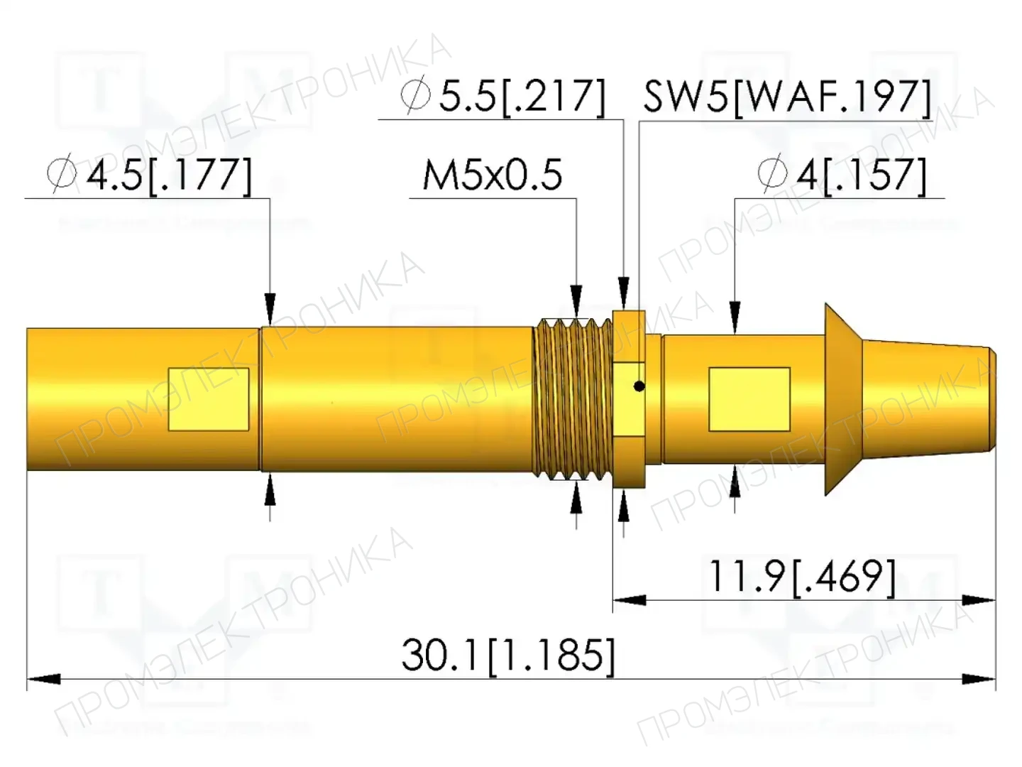 INGUN HFS-410 308 080 A 5042 ZE3 M — Измерительные щупы