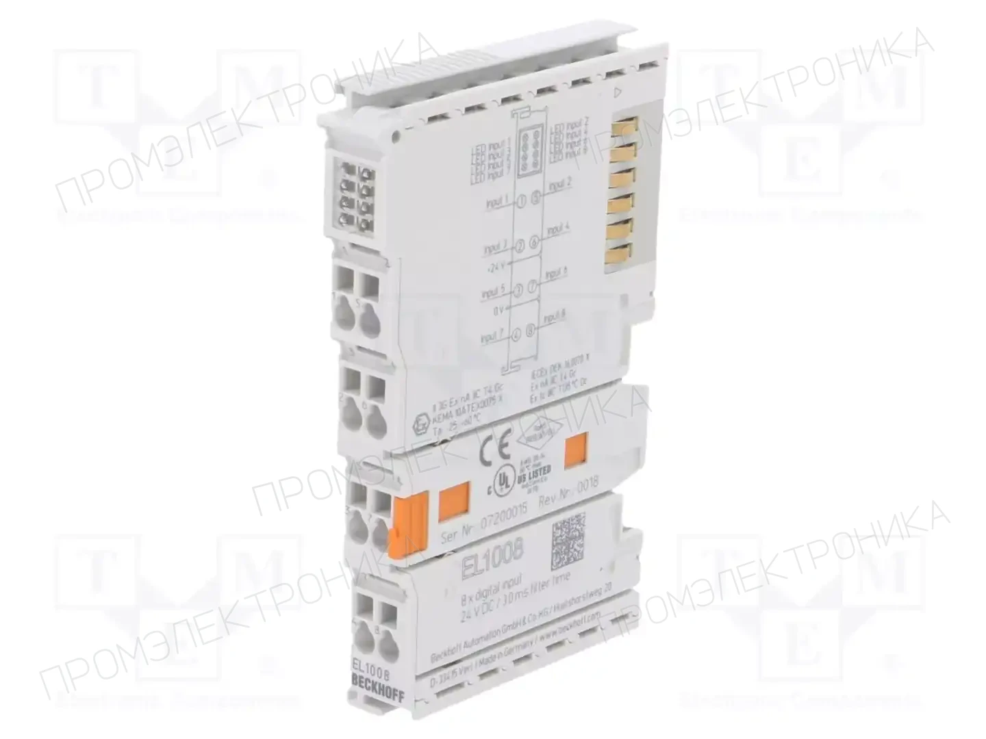 Beckhoff Automation EL1008 — Системы и модули ввода/вывода (I/O)