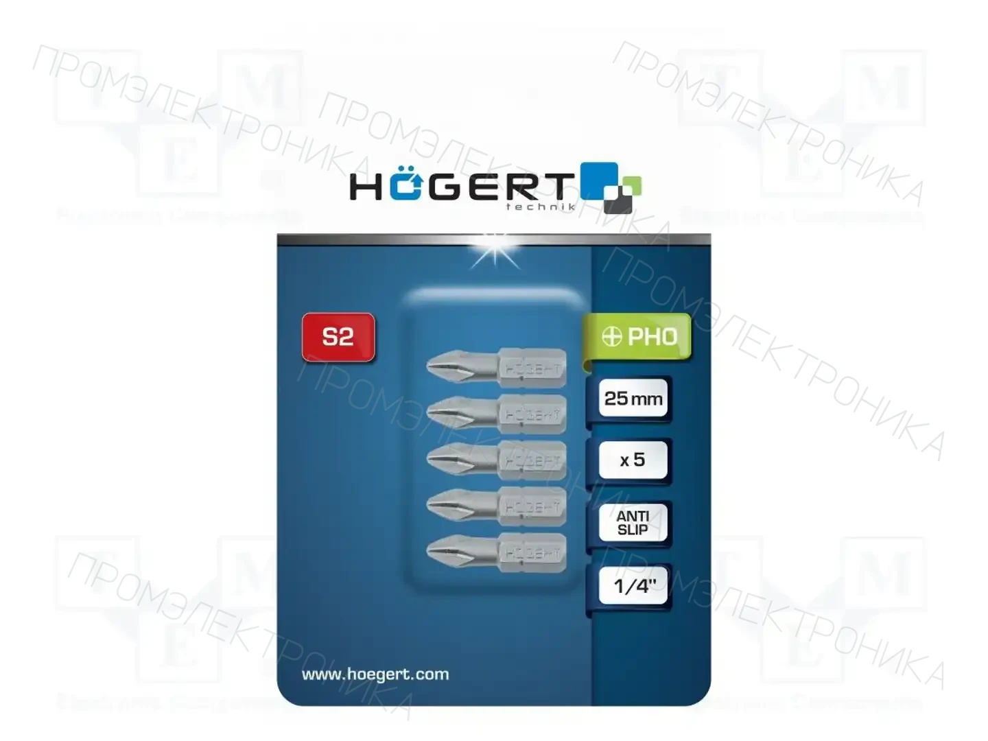 HÖGERT TECHNIK HT1S300 — Наконечники для отверток