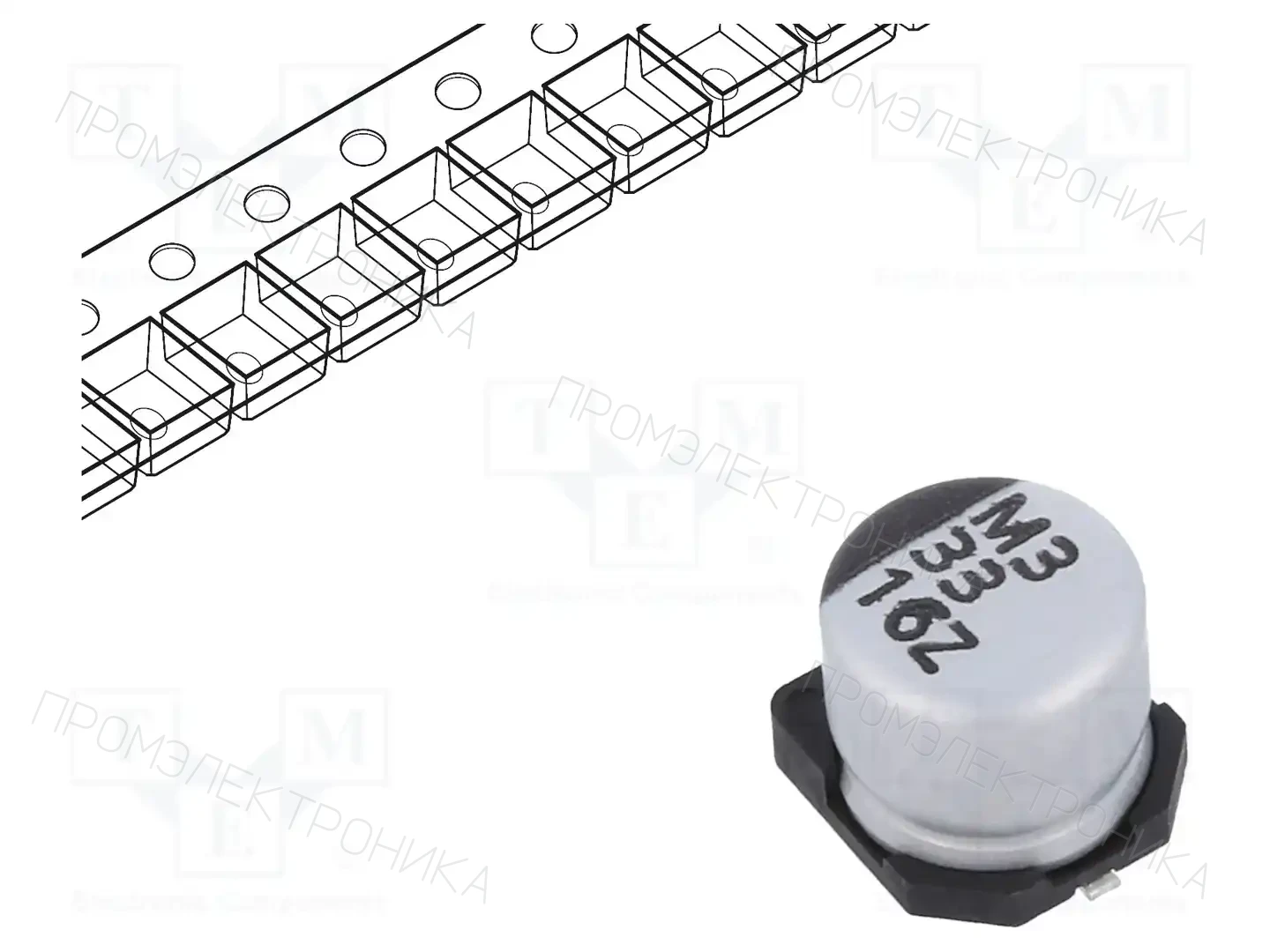 VISHAY ZSC00AD3301CARL — Конденсаторы электролитические SMD