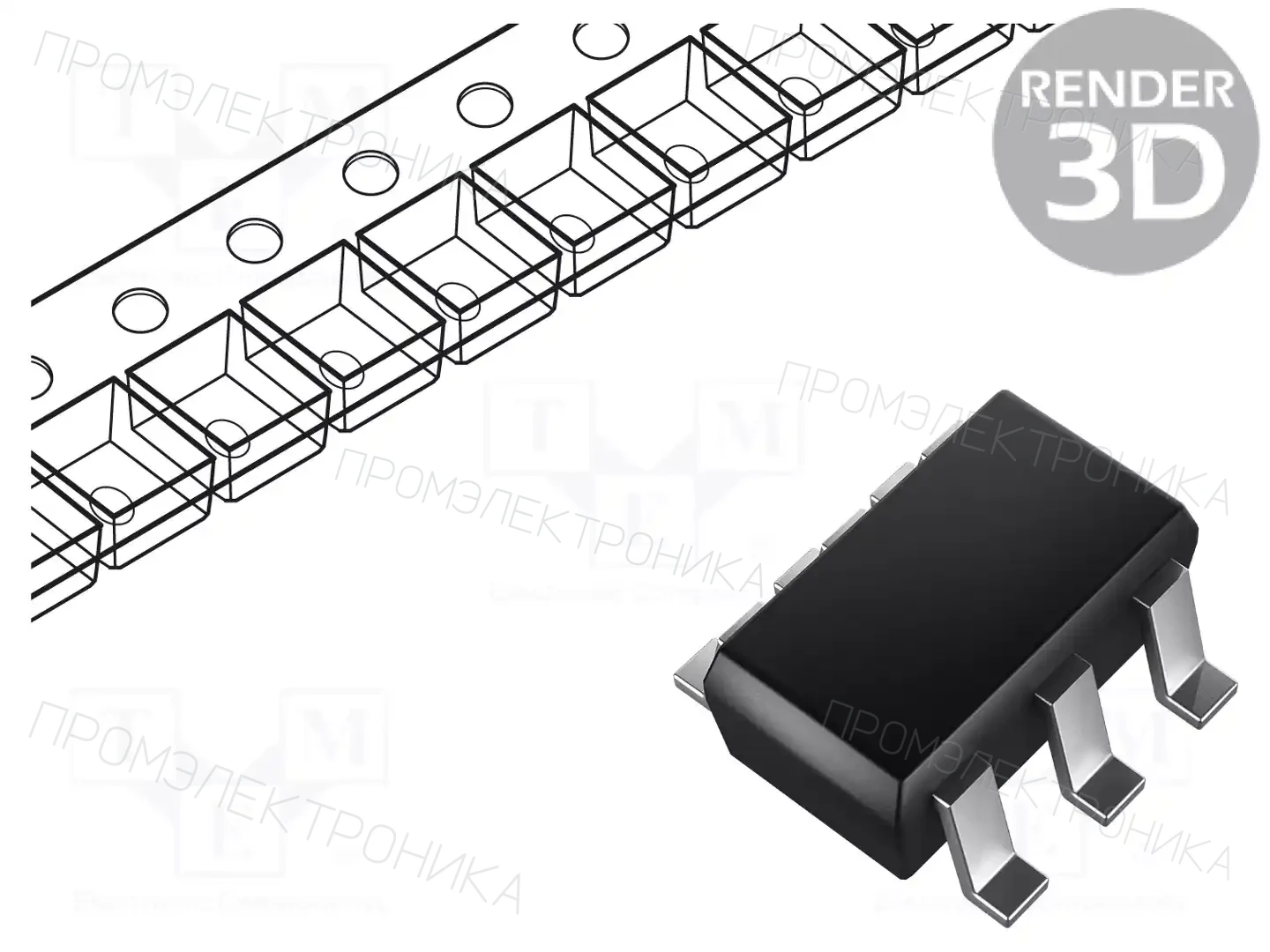 SG Micro Corp SGM61410XN6G/TR — Регуляторы напряжения - микросхемы DC/DC