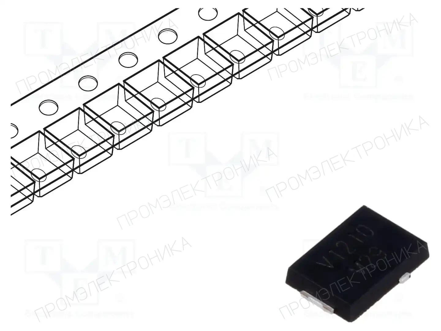 VISHAY V12P10-M3/86A — Диоды Шотки SMD