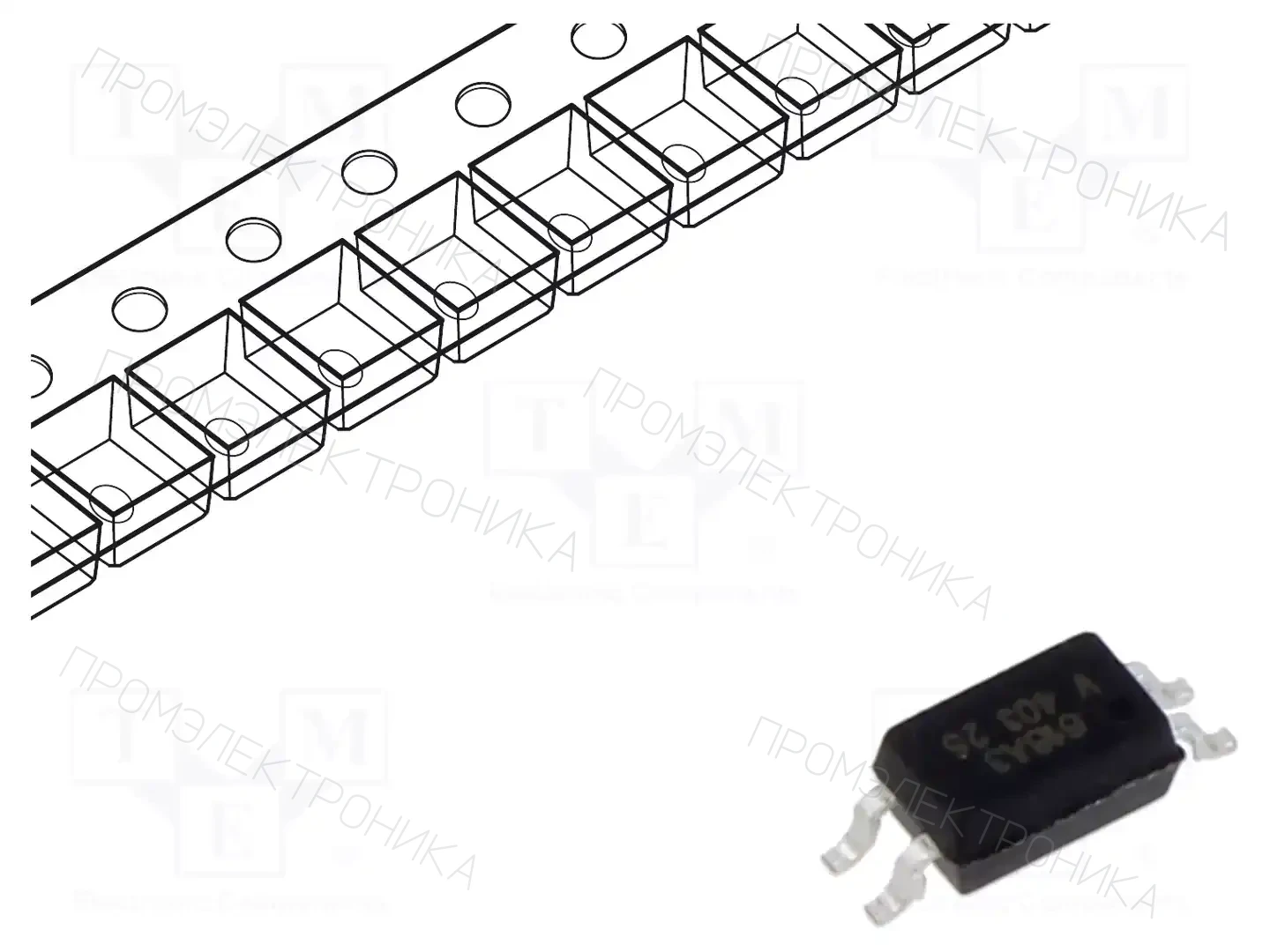 VISHAY VOS618A-3T — Оптроны – аналоговый выход