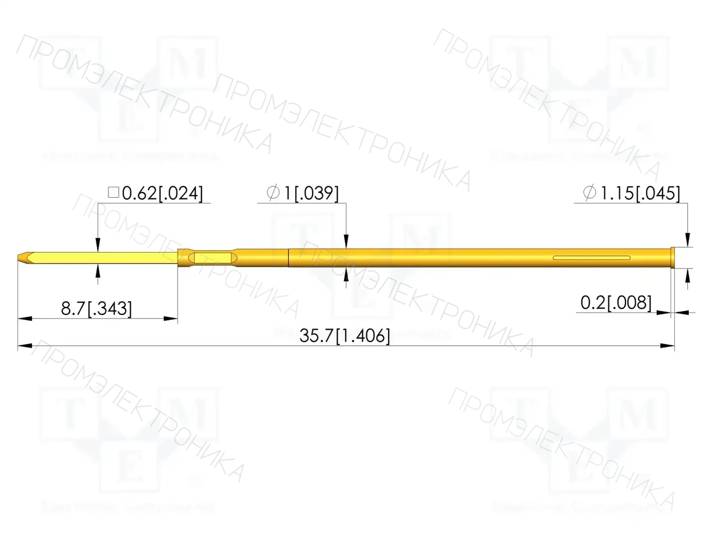 INGUN KS-08747M0.7 — Гнёзда для измерительных щупов